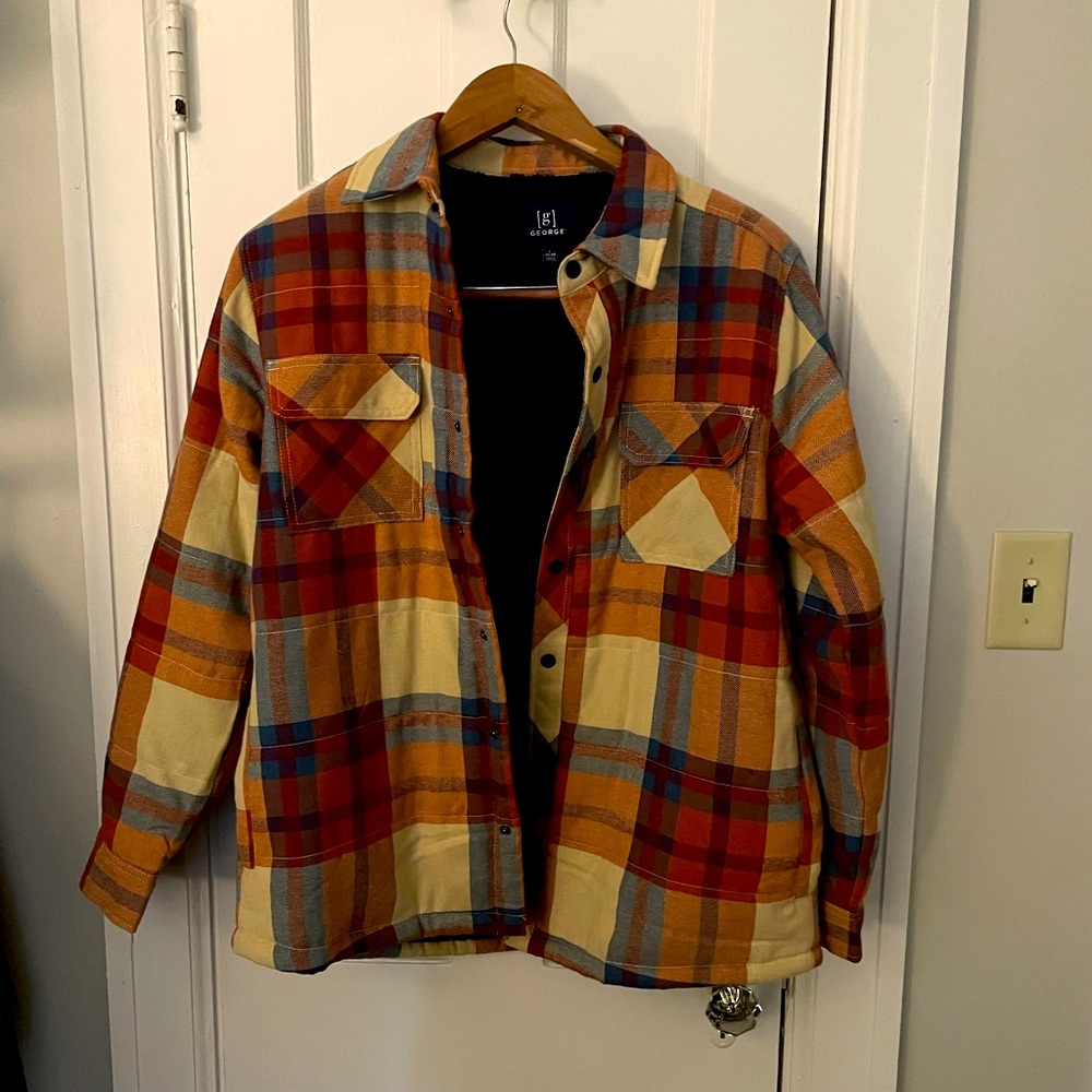 Large men’s George plaid jacket